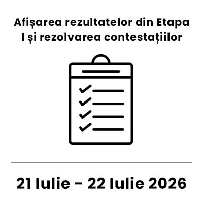 3. Afisare etapa I si contestatii